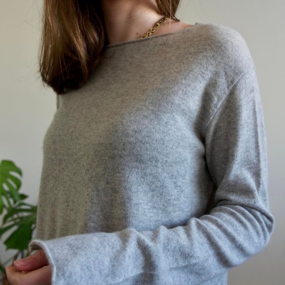 Womens Grey and Silver Jumper - Picture 2 of 3